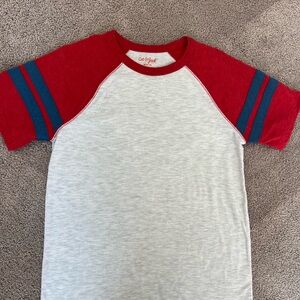 Cat & Jack Kids' Red and Gray Raglan T-Shirt